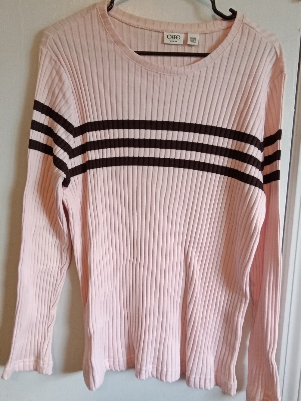 #6055 Pink Cato Top. -  2XL